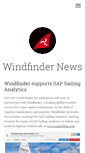 Mobile Screenshot of blog.windfinder.com